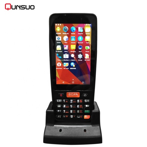 Industrial Rugged PDA barcode scanner with desktop charger