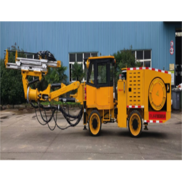 Mining wheel hydraulic drilling rig