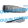 55/110 Twin Conical Screw and Barrel