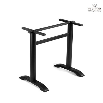 Furniture table legs are made of metal