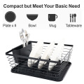 Durable Metal Bowl Dish Drying Rack Sink