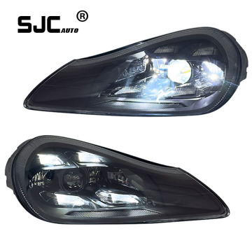 SJC For Porsche Cayenne 957 LED Headlights 2007-2010 Upgrade Matrix New Version High Quality Plug and Play