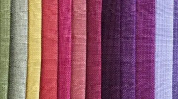 Woven 100% Polyester Dyeing Linen Fabric for Sofa