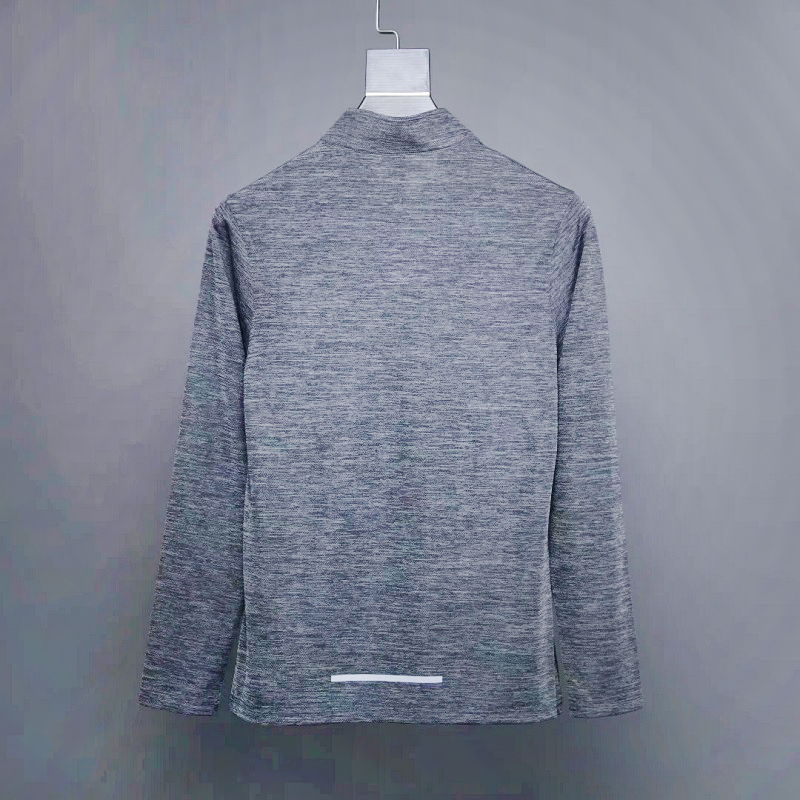 Custom Workout Fitness Bodybuilding half zip Running T-Shirt