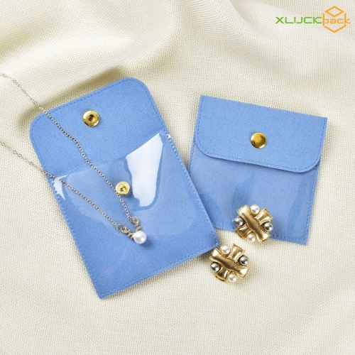 Deluxe Handcrafted Jewelry Pouch with Flap Closure