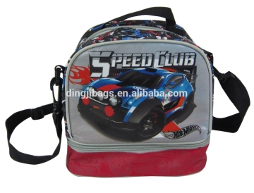 Multi-compartment character design fitness cooler lunch bag