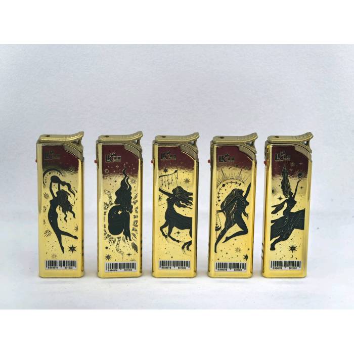 Suporte personalizado para isqueiro com tampa de metal a jato