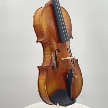Spruce europeo europeo hecho a mano y arce inflamado en tamaño completo 4/4 violín