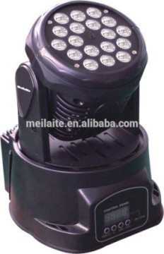 China cheap moving head light 18pcs rgb 3in1 bee eye led moving head light