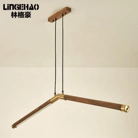 Hot selling wooden chandelier led pendant light led ceiling light