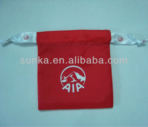 Small Polyester Dust Bags With Ribbon For Closure (SJ-D-075)