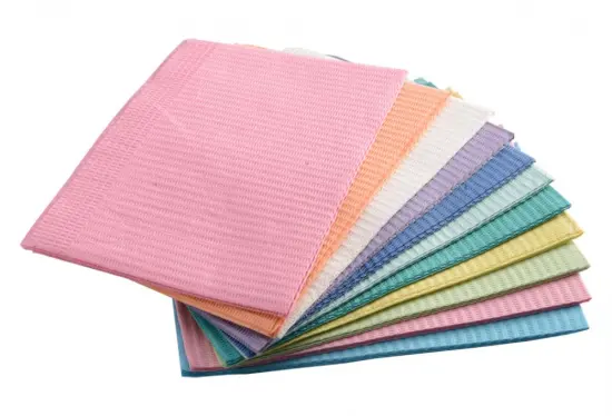 3 ply Disposable Waterproof Dental Bib Dental Apron Patient Bib