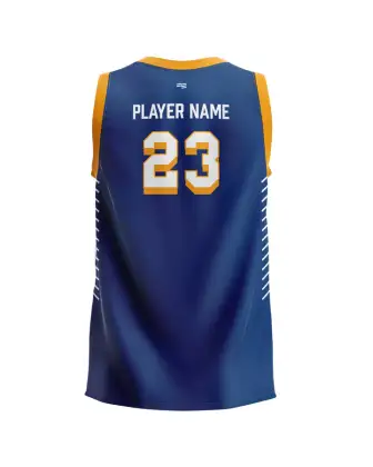 Custom Blue Basketball Uniform Set: OEM ODM Sublimation Jerseys