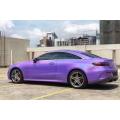 Vinyle de voiture violet laser holographique brillant