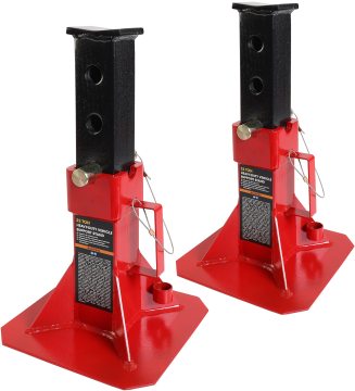 Professional Car Jack Stand Pair with Lock, 44000LBS Capacity, Heavy Duty Pin Type