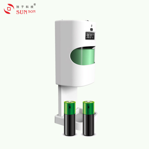 Tester Suhu Tangan nganggo Dispenser Tangan Sanitizer