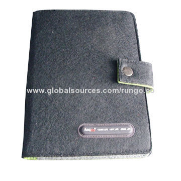 Felt Tablet PC Cover for iPad, 17Wx24Hcm, Customized Designs Accepted