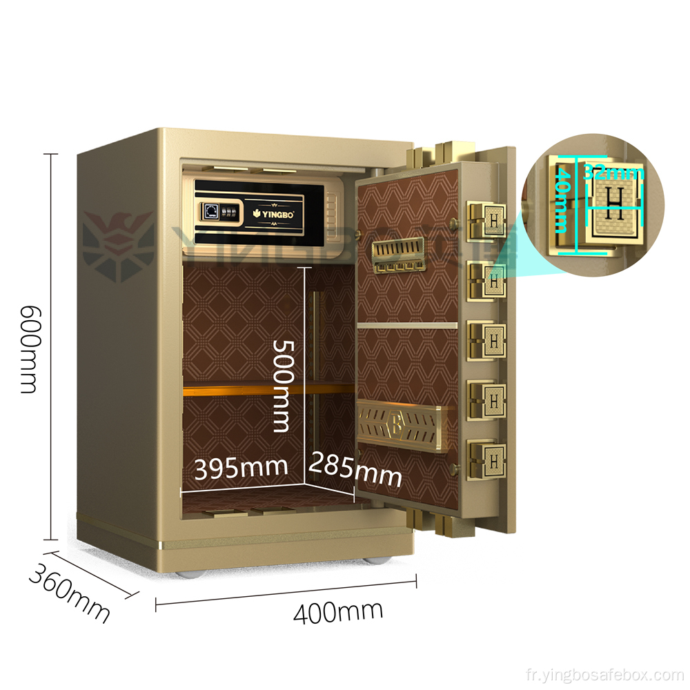 Empreinte digitale Lock sécurisé la sécurité du bureau à domicile