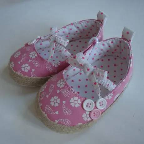 Pink Ballerina Shoes With Beautiful Bowknot For Girl