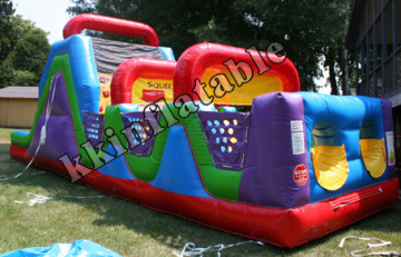 0.55mm pvc inflatable barriers sports, inflatable obstacle game KKB-L023
