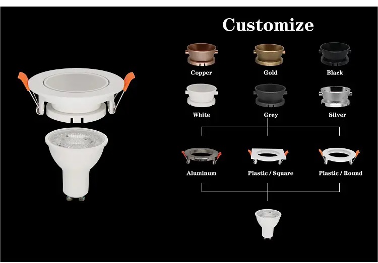  Indoor LED recessed light