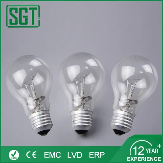 Traditional types 170V 265V 1000W E27 glass incandescent lamp for home use
