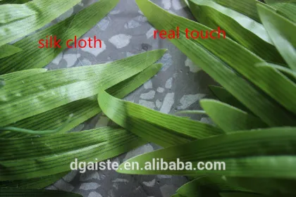 man made bamboo leaf branches artificial rubberized silk cloth decoration bamboo leaf