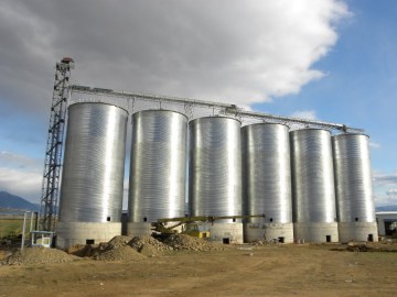 Competitive price complete stainless steel storage silo used maize