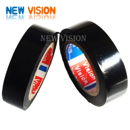 Factory sale strong adhesion same quality as tesa black PVC insulation tape