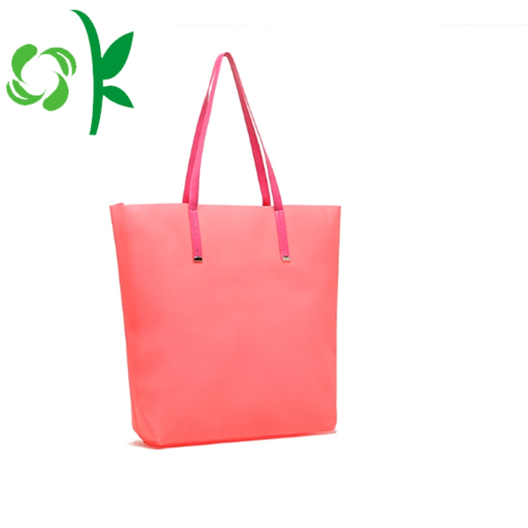 Durable Women Jelly Silicone Beach Outdoor Shopping Bag