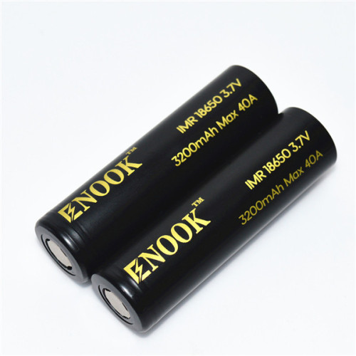 Enook 3200mAh MAX40A 18650 rechargeable battery