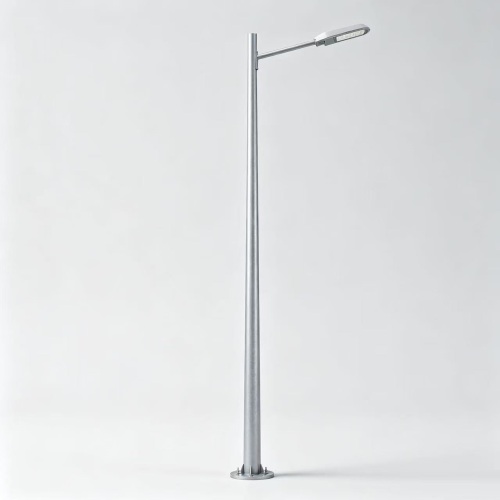 single arm street light pole