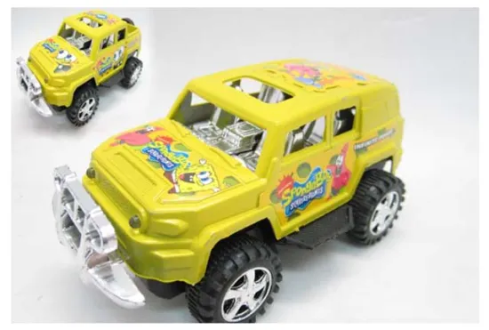 FRICTION CROSS-COUNTRY CAR W/LIGHT,IC