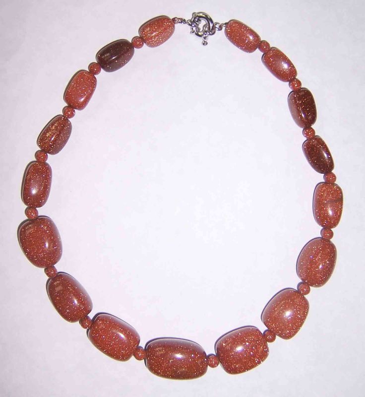 Semi Precious Stone Fashion Gemstone Crystal Necklace (Esb01373