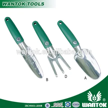 Green PP grip G406 Aluminium Alloy Garden Tool Set / 3pcs per set