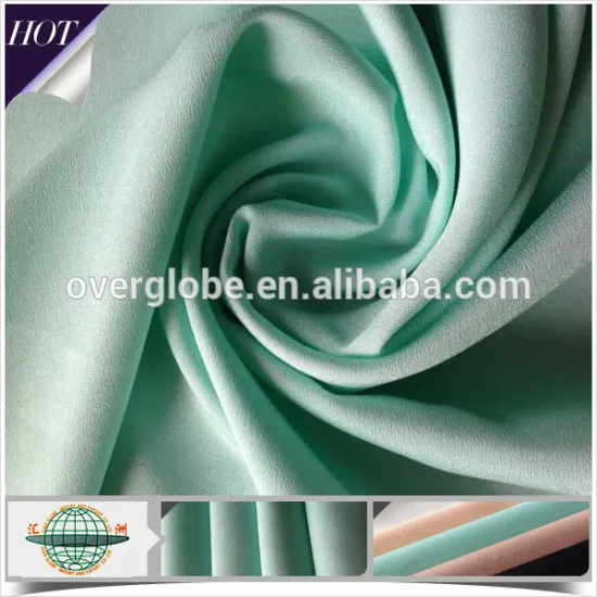 2400T 100% Polyester Dyed Hi-multi Moss Crepe Chiffon fabric China Shaoxing