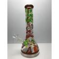 Rick and Morty Luminous Thick Glass Beaker Bongs