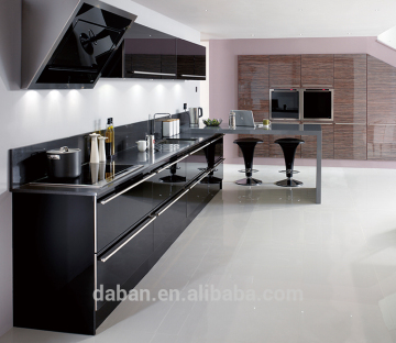 Apartment furniture kitchen cabinet high gloss plywood kitchen cabinet China