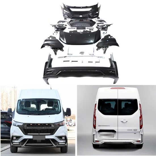 Ford Transit/Tourneo Raptor Body Kit: Conversion Facelift with Front Bumper, Grills, and Fender Flares