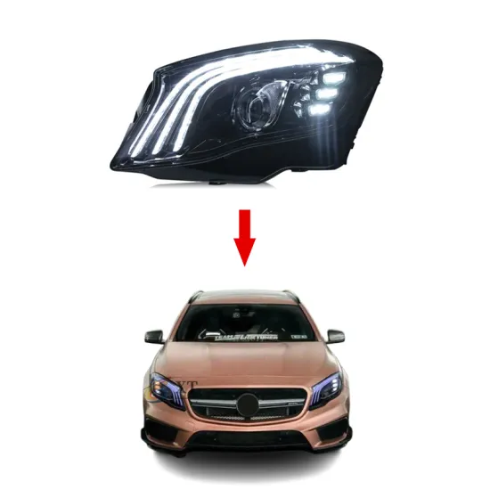 Maybach Style Full LED Headlamp Assembly for Mercedes Benz GLA 2015-2020