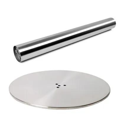 Rose Gold Stainless Steel Dining Round Bar Table Bases