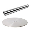 Gold Stainless Steel Dining Round Bar Table Bases