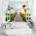 3D dust proof partition tapestry