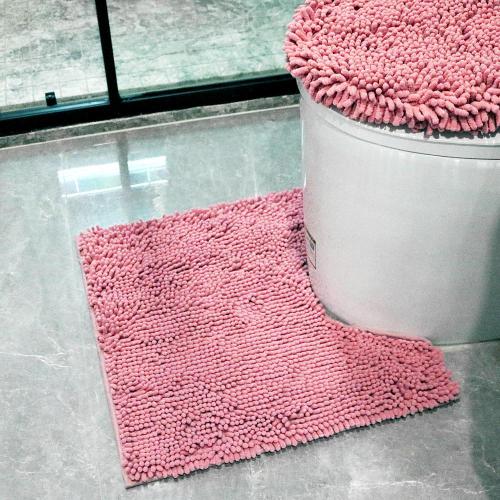Mat de salle de bain du tapis mouring chenille.