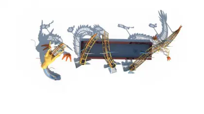 dragon climbing rope