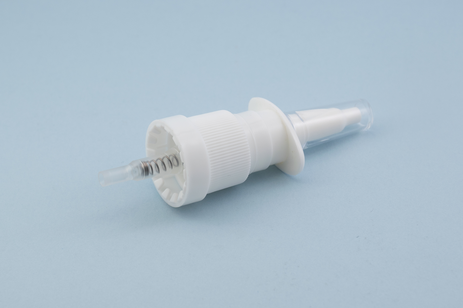 18/415 white ribbed tamper evident nasal sprayer