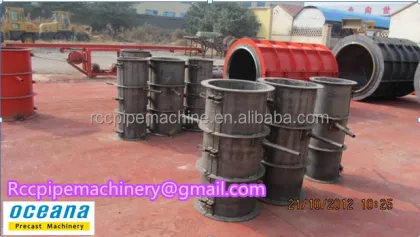 Concrete Pipe Moulds & Cement Pipe Making Machines