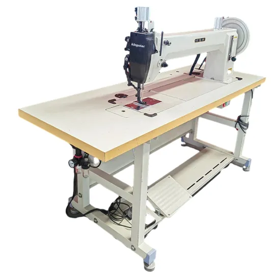 High Speed Flat-Bed GA441-960 Industrial Sewing Machine for Thick Materials by Zoyer