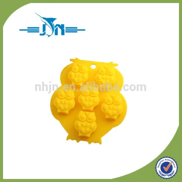 Owl Silicone Mold Ice Cube Mold Candy Chocolate Mold 6 Holes