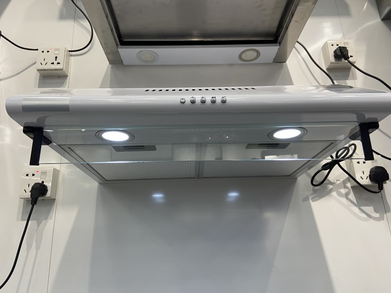 3 Speed Controller Chimney Kitchen Deep Drawer Kitchen Exhaust Smoke Slim Design Powerful Suction Under Cabinet Range Hood
